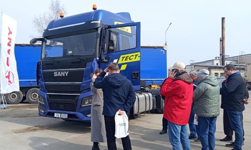 В Гродно и Лиде состоялись презентации тягача SANY