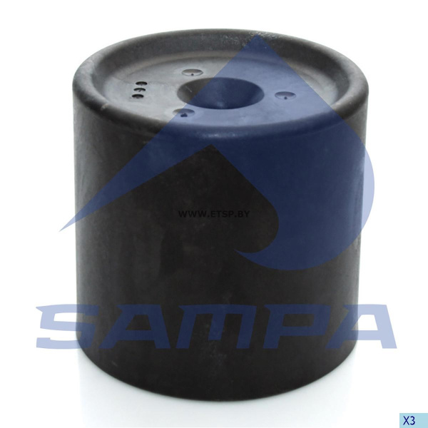 Стакан подушки. Пластиковый, для BPW30  D=203mm, d1=27mm, H1=194mm, K=180mm