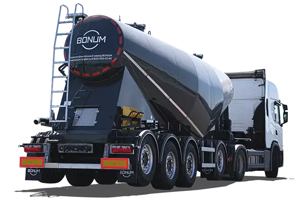 Цементовоз 34 м3 c вынесенной осью